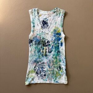 Grunge Eminem Hand Painted Scoop Neck Tank